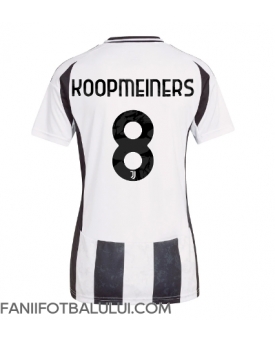 Juventus Teun Koopmeiners #8 Tricou Fotbal Replică 2024-25 Femei Acasa